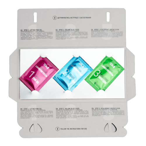 ZOLA Color Lab Набір для ламінування у саше (3 х 1 мл) ZOLABLLCSCL фото