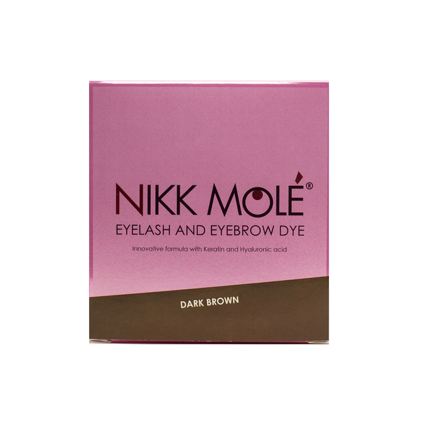 Фарба для брів та вій Nikk Mole саше фарба+окислювач 3% NMFSOLD фото