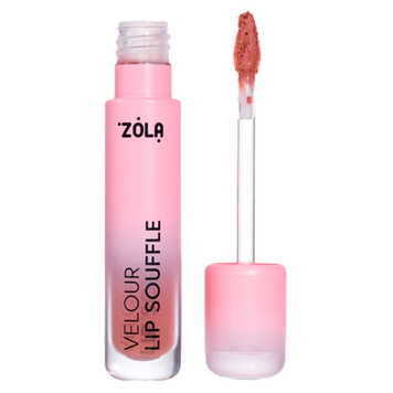 ZOLA Оксамитова матова помада VELOUR LIP SOUFFLE 04 NUDE HAZE ZOLAVLS фото