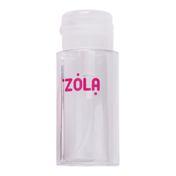 ZOLA Ємність пластикова для рідини з помпою-дозатором прозора ZOLAPOMPA фото