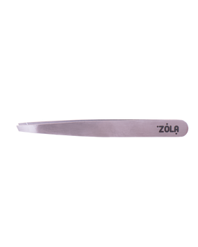 ZOLA Пінцет професійний для брів SILVER (скошений) ZOLATWEEZERS фото