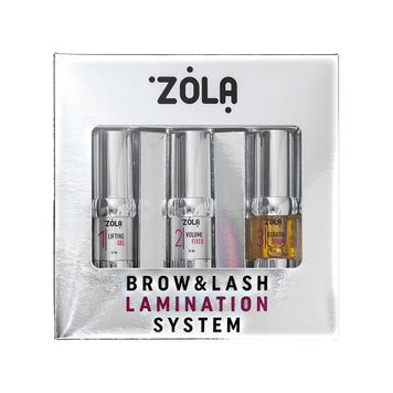 ZOLA Набір для ламінування Brow&Lash Lamination System ZOLABLLS фото