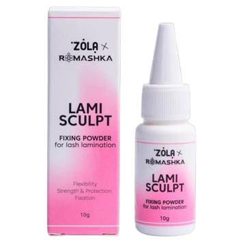 ZOLA x Romashka Фіксуюча пудра для ламінування вій LamiSculpt ZOLALOS фото