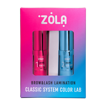 ZOLA Набір для ламінування Brow&Lash Lamination Classic System Color Lab ZOLABLLCSCL фото